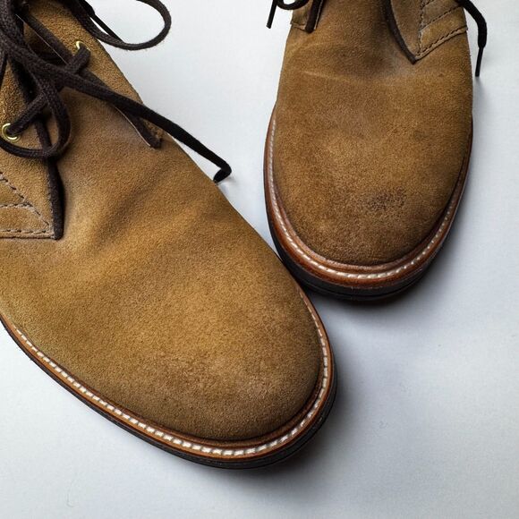 UGG Mens Chukka Boots 10.5 Brown Suede Leather Treadlite Comfort Leather Lined - Picture 5 of 15